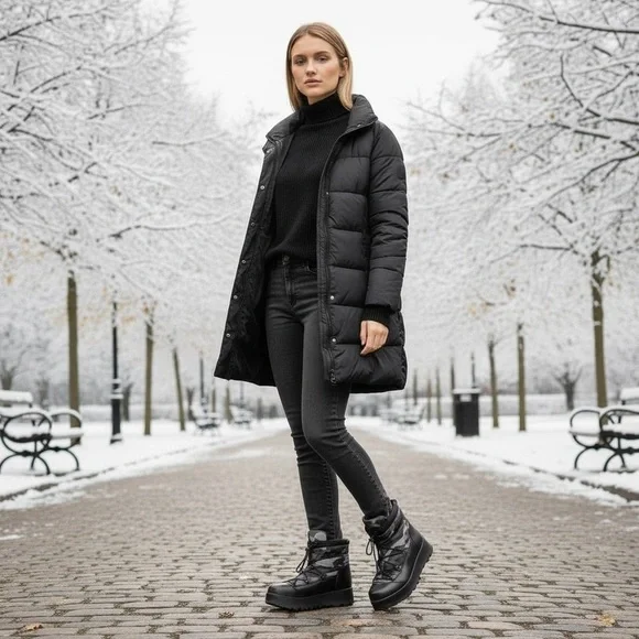 Prada Nylon Camo Boots | Luxury Streetwear Winter Shoes - Picture 3 of 15